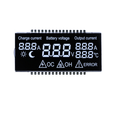 Display LCD negativo TN de tamanho pequeno, módulo de display LCD do conector FPC