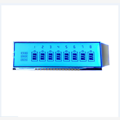 Visor de cristal líquido personalizado, visor LCD de 7 segmentos de dígitos para medidor