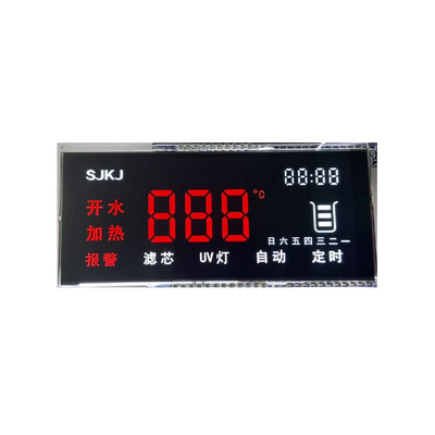 Monitor LCD personalizado 6 horas programável 3,3 V 7 segmentos para medidor de eletricidade