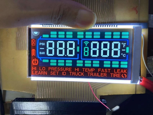Número negativo FSTN Screen Custom Transmissive Display TN Lcd Module For Tire Pressure Gauge