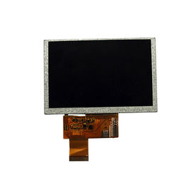 Écran sensível capacitivo da definição da exposição 800 x 480 de TFT Lcd de 5 polegadas para o equipamento industrial