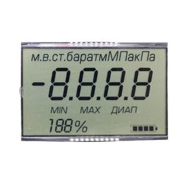 Tipo reflexivo monocromático conector do polarizador da exposição do segmento HTN LCD do OEM de Pin do metal