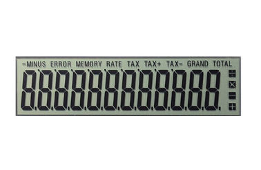 Alfanumérico de alta resolução monocromático da tela de exposição do TN LCD para a calculadora