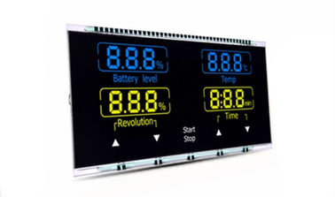 Exposição feita sob encomenda do VA LCD do segmento do toque 7 do dígito para o sistema de aquecimento