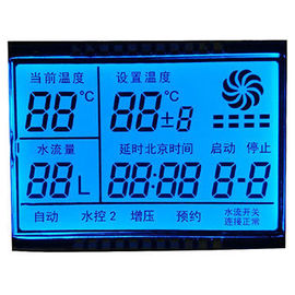 Tela estática/dinâmica do LCD Digital para o segmento mecânico dos medidores de calor 7