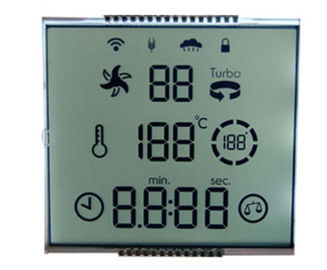 Dígito monocromático do segmento 4 da exposição 7 do TN LCD alfanumérico com Pin impermeável do conector 18