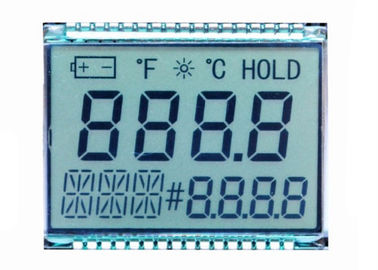 Exposição reflexiva do TN LCD da exposição numérica do segmento do dígito 7 do costume 4 para o conector de Pin do medidor