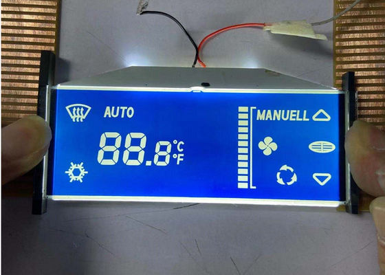 Exposição de segmento transmissiva de HTN LCD para o medidor de água