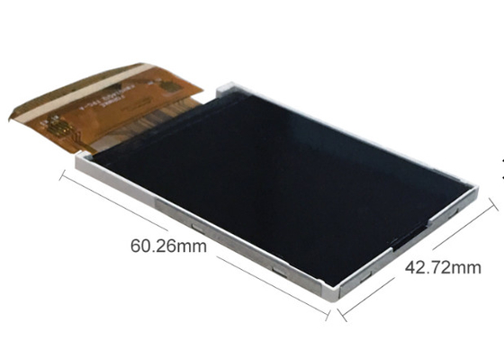 2,4 brilho do módulo 180Cd/M2 da exposição de TFT LCD do cristal líquido da polegada