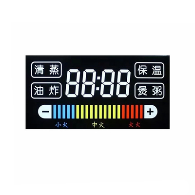 Visor LCD de 7 segmentos personalizável de 4,5V, módulo LCD monocromático de cristal líquido