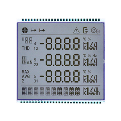 Visor LCD personalizado de tela de dígitos de 4,0-5,0V, módulo LCD personalizado TN