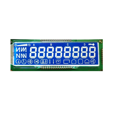 Visor LCD transflectivo amarelo verde, módulo de tela LCD FSTN