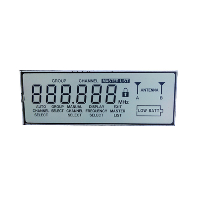 Monocromático Pequeno 6' Relógio Positivo TN 50 Pinos Visor LCD 6 Dígitos 7 Segmentos