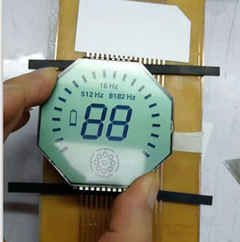 Projeto especial 3.0V da exposição do LCD do costume da forma do octógono para a ferramenta industrial