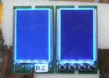 7 exposição azul negativa personalizada da exposição HTN Lcd Backgound do LCD do segmento para o esporte Equiment