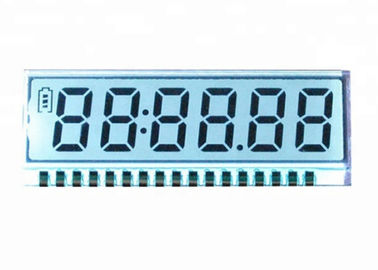 Módulo numérico feito sob encomenda da exposição monocromática do LCD da exposição branca do TN LCD da cor