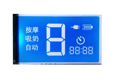 Módulo industrial do LCD da exposição de segmento do TN Digitas 7 do costume para o sistema do veículo