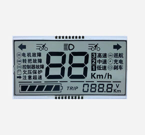 Exposição do LCD do distribuidor do combustível do conector da zebra/painel LCD transmissivo com luminoso