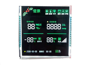 módulo numérico monocromático transmissivo do LCD do dígito do segmento da tela sete da exposição de 3.5V VA LCD