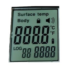 A relação LCD da zebra segmenta a exposição para o termômetro infravermelho