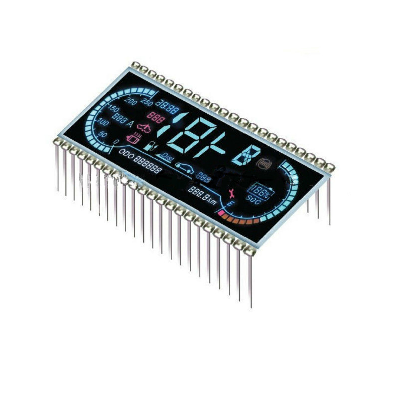tela de exposição de 4.5V Lcd, Pin ou exposição de caráter do Lcd do conector da zebra