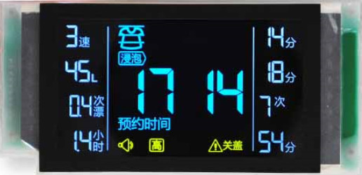 tela de exposição de 4.5V Lcd, Pin ou exposição de caráter do Lcd do conector da zebra