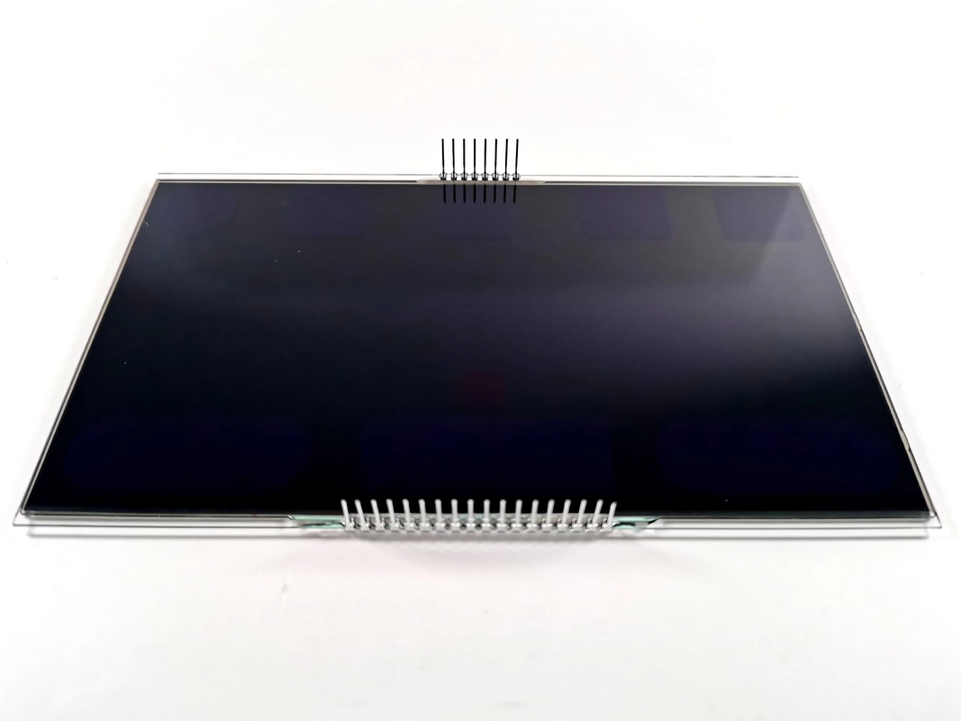 12 O Relógio Negativo VA LCD Display Segmento Negro Dígito Gráfico LCD Painel de vidro VA Para termostato