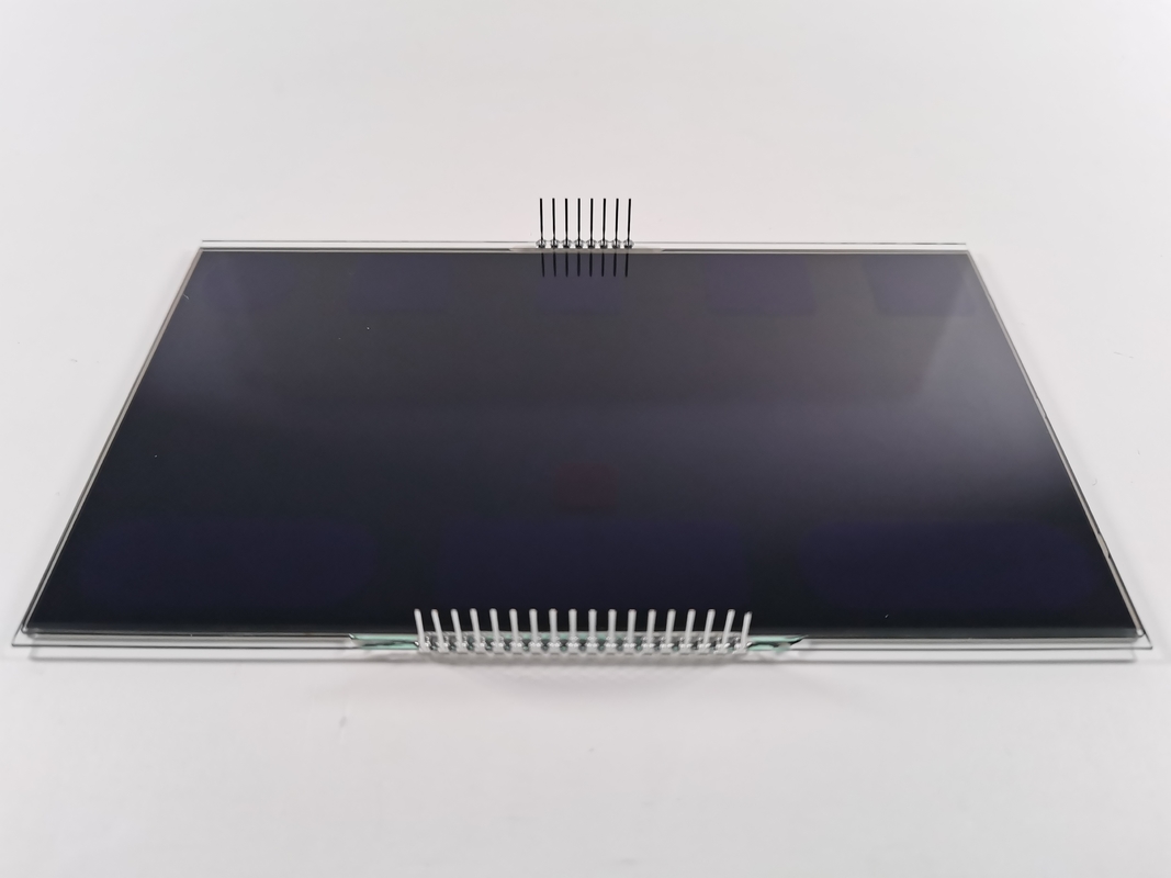 12 O Relógio Negativo VA LCD Display Segmento Negro Dígito Gráfico LCD Painel de vidro VA Para termostato