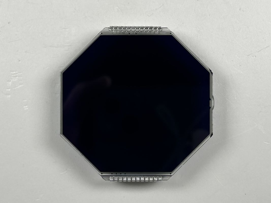 Ecrã LCD HTN Matrix personalizado de oito formas monocromático de 7 segmentos gráfico para instrumentos de motocicleta