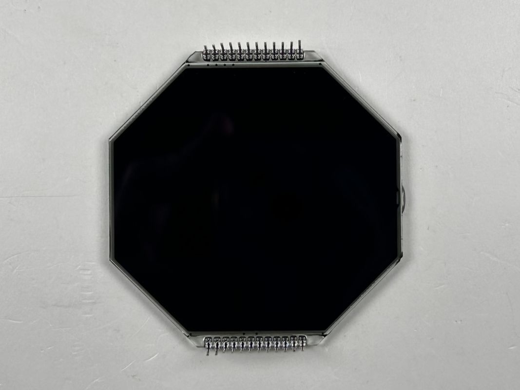 Ecrã LCD HTN Matrix personalizado de oito formas monocromático de 7 segmentos gráfico para instrumentos de motocicleta