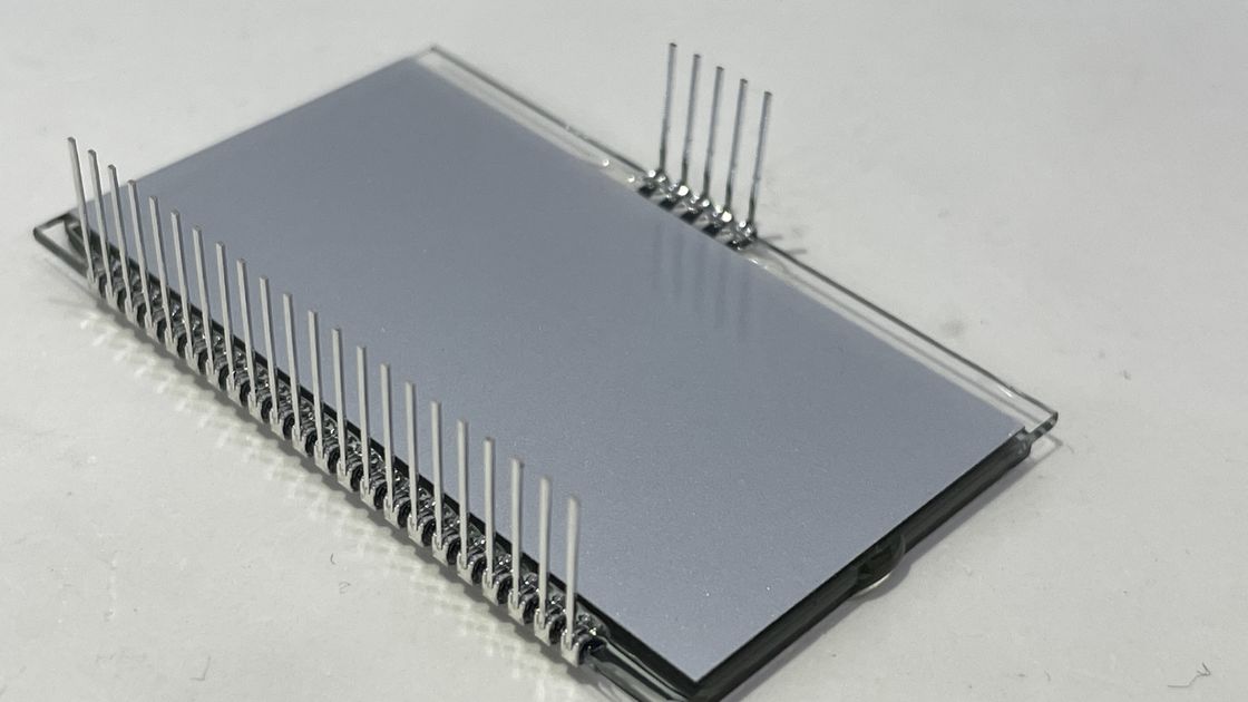 Ecrã LCD HTN personalizado de alta qualidade de oito formas monocromático de 7 segmentos