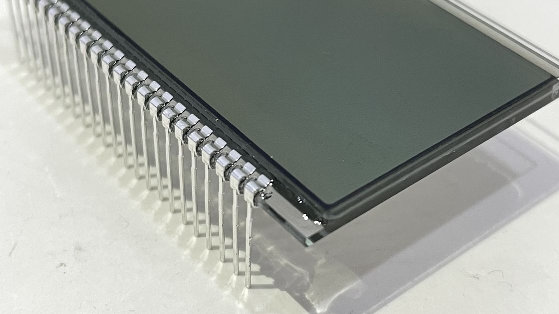 Ecrã LCD HTN personalizado de alta qualidade de oito formas monocromático de 7 segmentos