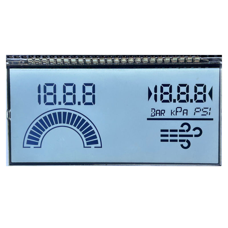 Segmento HTN de ROHS personalizado LCD 7 Segmento LCD Display para controle industrial