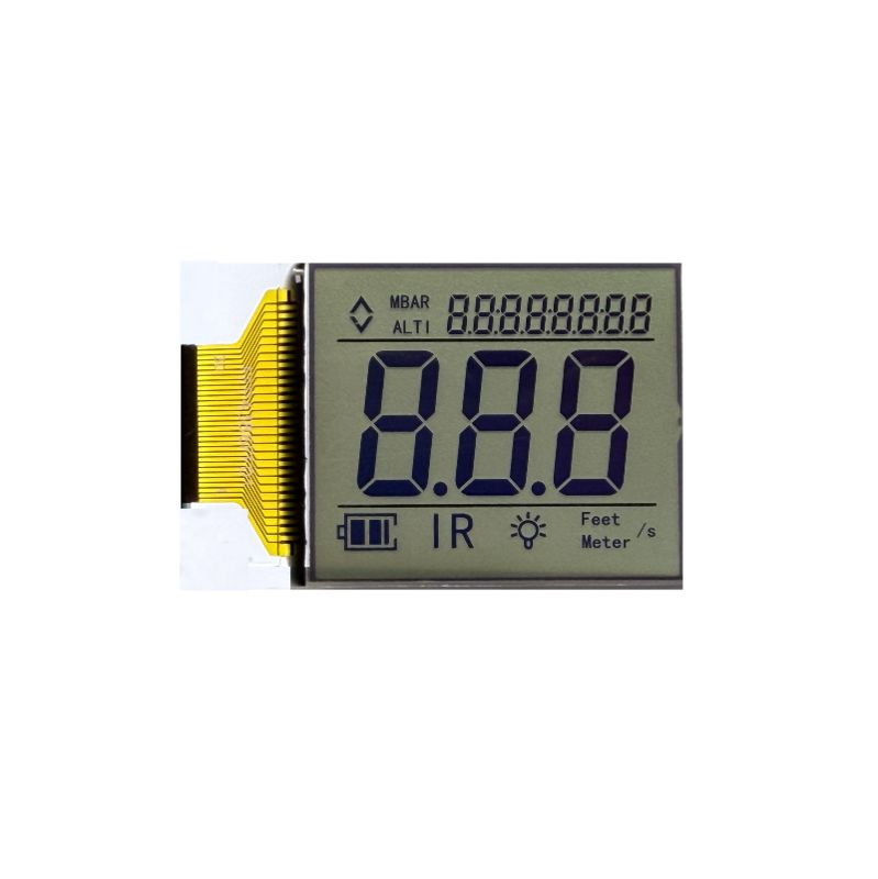 Display LCD preto e branco FSTN personalizado | Segmento monocromático LCD para aplicações industriais e eletrônicas