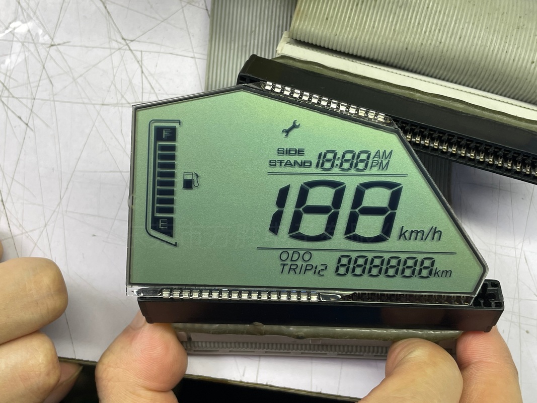 Painel de vidro HTN LCD personalizado | Preço de display LCD de 7 segmentos para eletrônicos industriais e de consumo