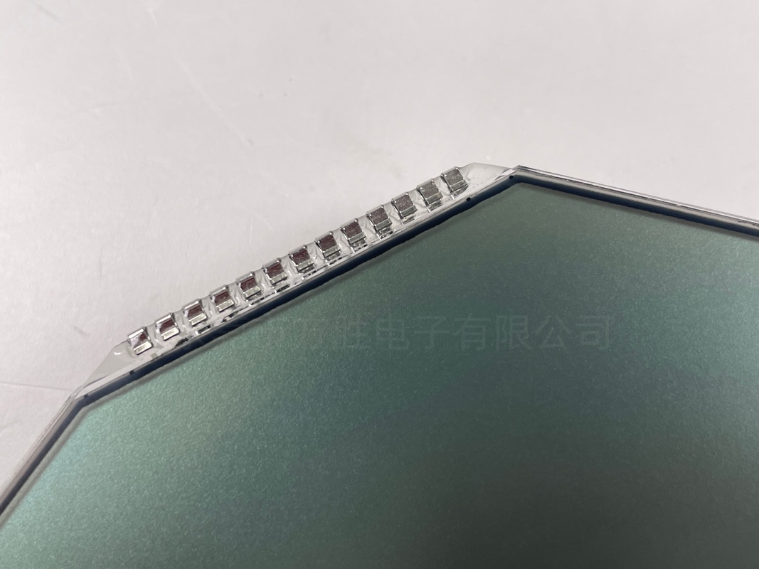 Painel de vidro HTN LCD personalizado | Preço de display LCD de 7 segmentos para eletrônicos industriais e de consumo