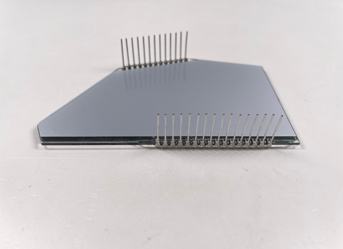 Painel de vidro HTN LCD personalizado | Preço de display LCD de 7 segmentos para eletrônicos industriais e de consumo