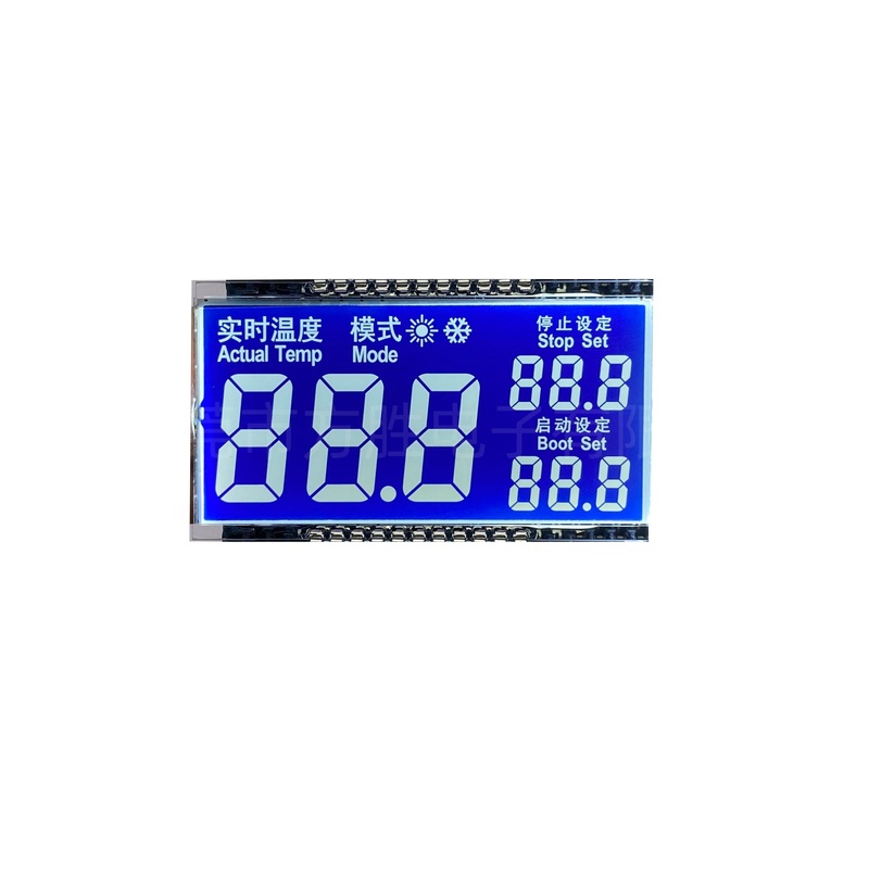 Custom HTN LCD Panel and STN 7 Segment LCD Display Manufacturer for Industrial Instruments