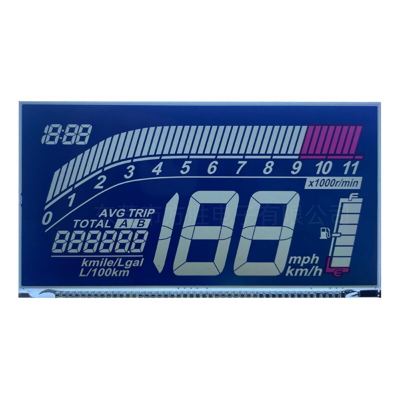 Ecrã LCD personalizado para Yamaha HTN LCD para Motocicletas Speedometer Display LCD de segmento personalizado