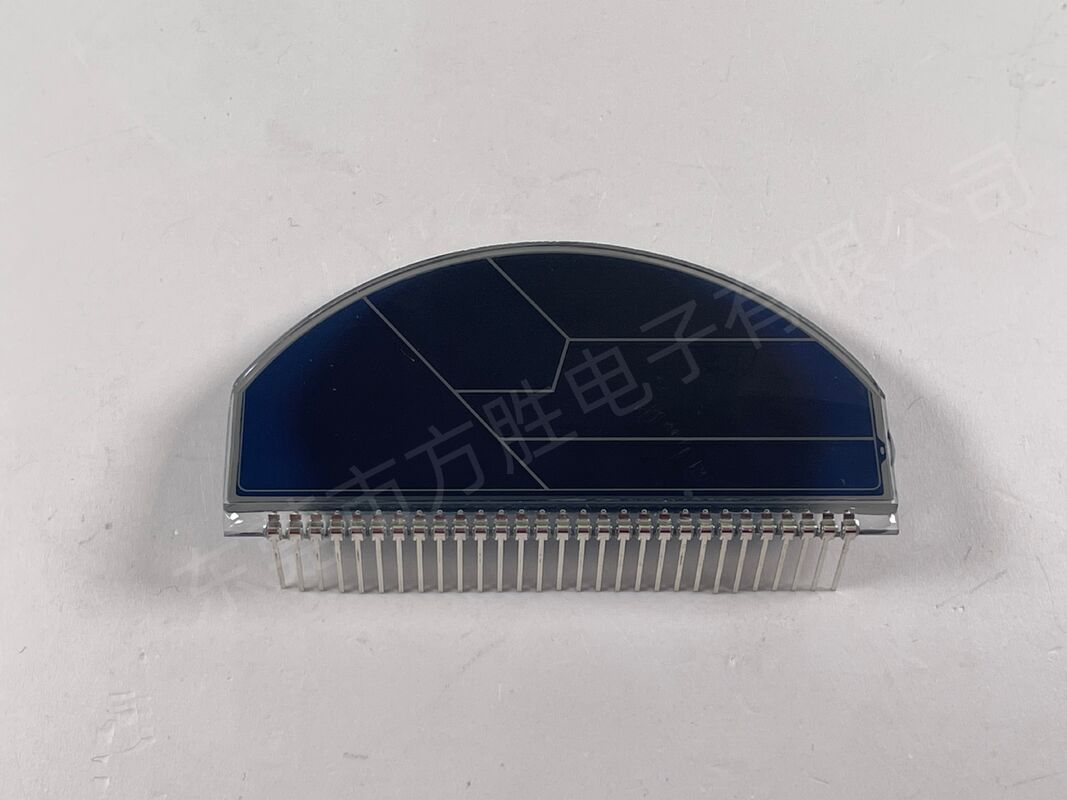 Filme azul personalizado de motocicleta tela LCD LCD Monocromática Displays Semicircular Speedometer LCD Display