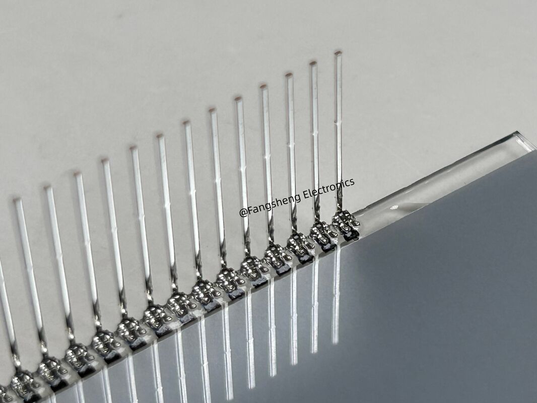 Telas de segmento LCD monocromáticas para tela de instrumento antirreflexo Telas LCD de 7 segmentos para motocicletas