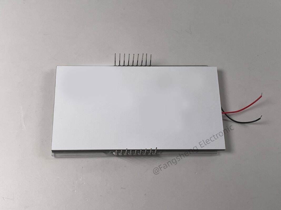 Painel de vidro de exibição LCD personalizado HTN para instrumentos e medidores