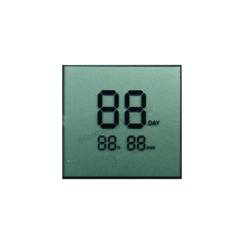 Painel LCD positivo reflexivo da tela LCD de 2 dígitos e 7 segmentos personalizados para temporizador