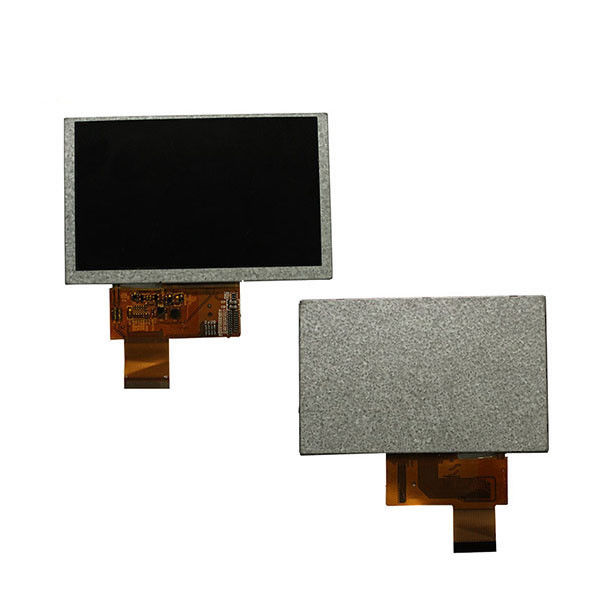 Écran sensível capacitivo da definição da exposição 800 x 480 de TFT Lcd de 5 polegadas para o equipamento industrial