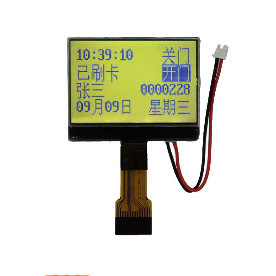 Movimentação estática LCD da exposição quadrada de 128 x de 64, módulo pequeno da exposição do LCD do monitor de LCM