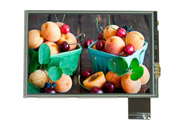 Écran sensível Resistive de TFT LCD da paisagem do brilho alto com 16/18/24 relações do Rgb do bocado