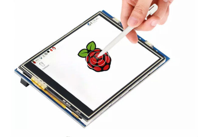 Tela táctil de TFT do pi da framboesa de 5,0 polegadas, visualização ótica de tela táctil do LCD da relação de HDMI USB 