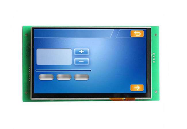 7 polegadas 800 * 480 Uart projetaram o tela táctil capacitivo com relação de RS232/TTL para o pi da framboesa