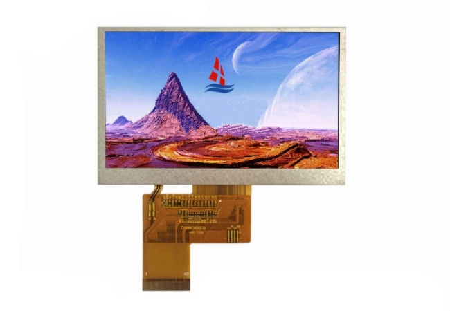Exposição transparente feita sob encomenda de 4.3 TFT LCD, tela da cor de 480 * 272 pontos TFT com 24 bocados