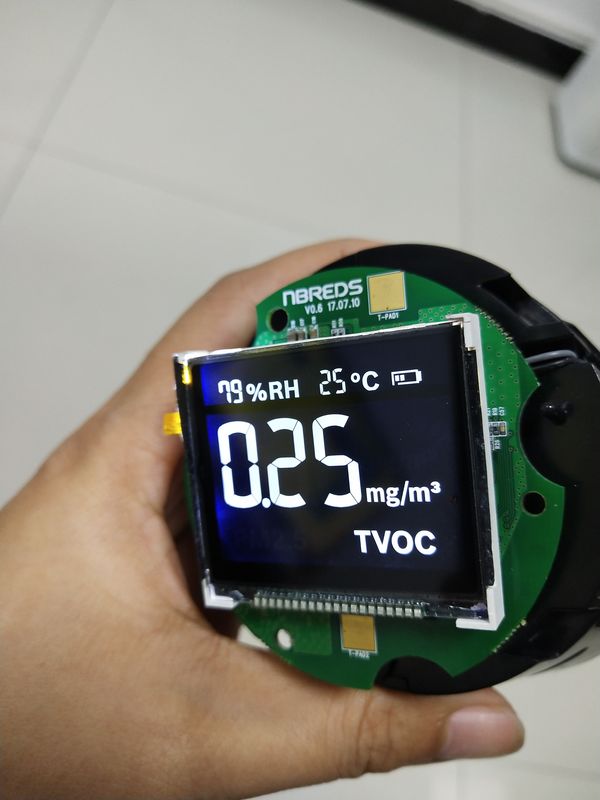 Exposição alta de Constrast VA LCD da cor preta para o CE esperto ROHS do termostato